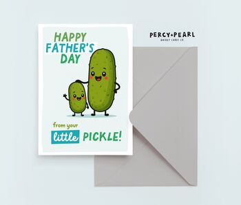 Little Pickle Fathers Day Card, 2 of 4