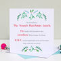 Personalised Christmas Party Invitations, thumbnail 5 of 6