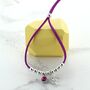 Kids Personalised Birthstone Slider Bracelet, thumbnail 10 of 12