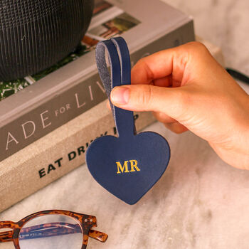 Personalised Heart Luggage Tag Strap Travel Gift, 3 of 11