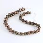 Brown Peacock Peanut Pearl Necklace, thumbnail 3 of 10