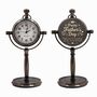 Custom Engraved Bronze Desk Clock – 23rd Anniversary And Father's Day Keepsake Gift For Him, thumbnail 4 of 12