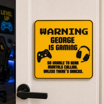 Persoanlised Gaming Sign, 2 of 3