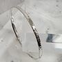 Hammered Sterling Silver Bangle, thumbnail 1 of 10