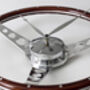Classic Car Walnut Steering Wheel Wall Clock, thumbnail 6 of 12