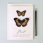 Silver Or Gold Wedding Anniversary Butterflies Card, thumbnail 2 of 5