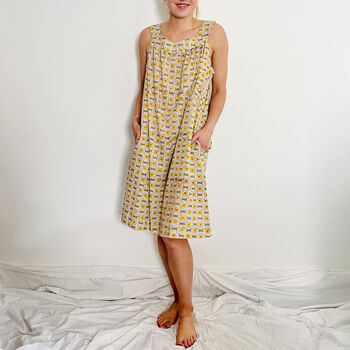 Sunflower Or Daisy Chain Print Mimi Shift, 5 of 9