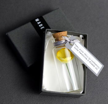 Tiny Buttercup In A Bottle Personalised Gift, 9 of 12