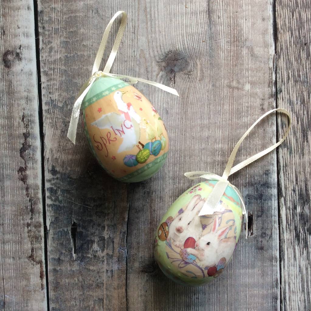 Vintage Style Easter Egg Decorations By The Chicken And The Egg