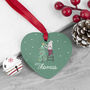 Personalised Heart Christmas Tree Decoration, thumbnail 11 of 12