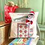 Personalised Toy Bed Pocket Cushion For Christmas, thumbnail 3 of 8