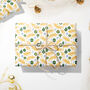 Matisse Inspired Yellow Wrapping Paper, thumbnail 4 of 7