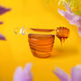 Glass Honey Pot Ornament | Gift Boxed | Decoration | Collectable | Gift For Home, thumbnail 1 of 2