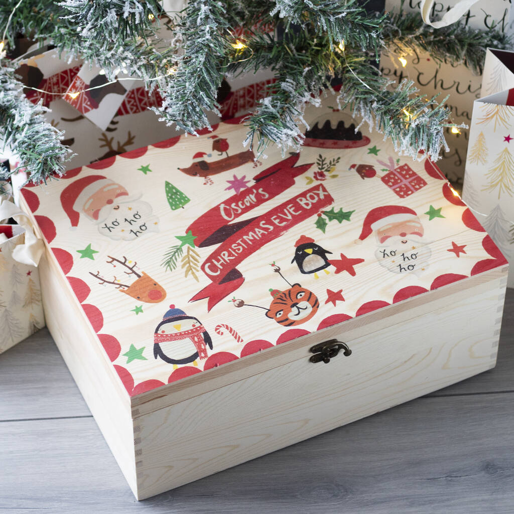 Personalised Christmas Eve Collaboration Box By The Letteroom | notonthehighstreet.com