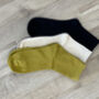 Pack Of Three Frilled Cuff Solesmith Socks, thumbnail 8 of 10