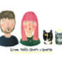Personalised Illustrated Portrait, Unframed, thumbnail 3 of 11