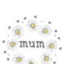 Personalised Daisy And Wild Flowers Card, thumbnail 2 of 4