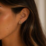 Gift Bow Sterling Silver Drop Earrings, thumbnail 4 of 5