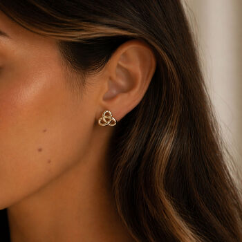 Gift Bow Sterling Silver Drop Earrings, 4 of 5