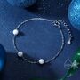 Floating Opal Bracelet In Sterling Silver, thumbnail 1 of 11