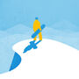 Personalised Snowboard Art Print, thumbnail 6 of 7