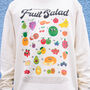 Fruit Salad Guide Men's Graphic Sweatshirt, thumbnail 2 of 3