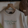 Womens 'Wild Enough' Embroidered Beige Sweatshirt, thumbnail 3 of 3