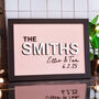 Personalised Hand Painted Wooden Wedding Sign, thumbnail 3 of 5