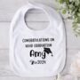 Congratulations On Your Graduation | Personalised Bibs, thumbnail 1 of 7