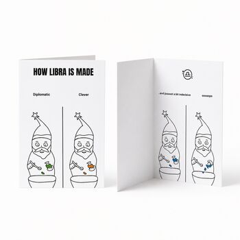 Funny Birthday Card For Her And Him Zodiac Greeting Card, 6 of 12