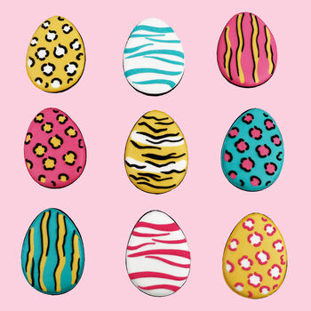 Biscuiteers Hand Iced Wild Eggs Biscuit Tin, 2 of 4