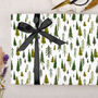 Three Sheets Of Christmas Forest Wrapping Paper, thumbnail 1 of 2