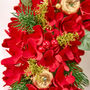 Personalised Kingsbridge Floral Christmas Wreath, thumbnail 3 of 6