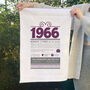 Personalised 60th Birthday Gift Microfibre Tea Towel, thumbnail 1 of 9