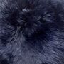 Silky Sheepskin Dark Navy Round Seat Pad 37cm, thumbnail 2 of 2
