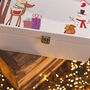 Personalised Snowy Forest Wooden Christmas Eve Box, thumbnail 2 of 5