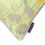 Echinacea Yellow Floral Patterned Cotton Cushion, thumbnail 3 of 5