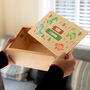 Personalised Dinosaur Keepsake Box With Sliding Lid, thumbnail 1 of 5