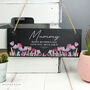 Personalised Wild Flower Slate Sign, thumbnail 4 of 5