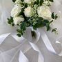 The Charlotte, White Rose And Sage Green Bridal Bouquet, thumbnail 8 of 12