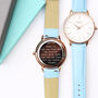Ladies Architect Blanc Watch With Blue Strap, thumbnail 2 of 5