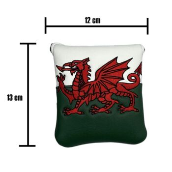 Wales Golf Mallet Headcover, 4 of 5