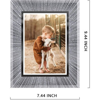 Pack Of Two Silver Glass Photo Frames, 5 of 7