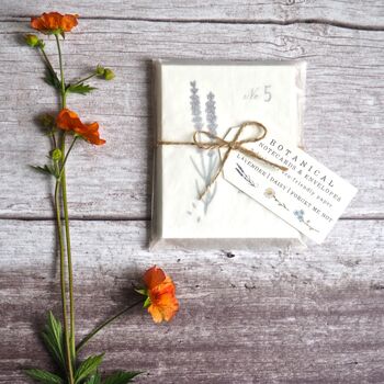 Set Of Six Botanical Wildflower Mini Notecards, 2 of 4