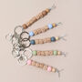 Custom Wooden Letter Bag Tag – Personalised Name Keyring, thumbnail 5 of 6