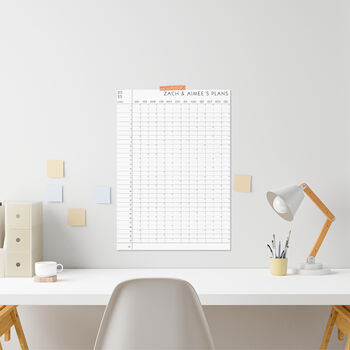 Personalised 2025 Calendar | A1 Or A2 Wall Planner | Notepad Style, 2 of 3