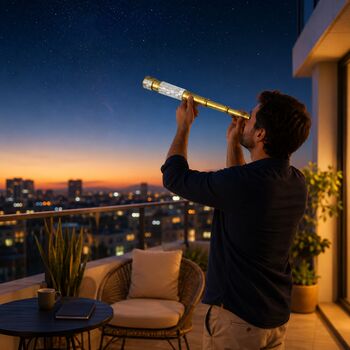 Personalised 17 Inch Mother Of Pearl Telescope, 4 of 10