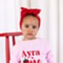 Personalised Summer Strawberry Embroidered 'One' First Birthday Sweatshirt Jumper, thumbnail 3 of 7