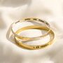 Personalised Textured Message Bangle, thumbnail 1 of 6