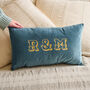 Personalised Couples Initials Cushion, thumbnail 1 of 4